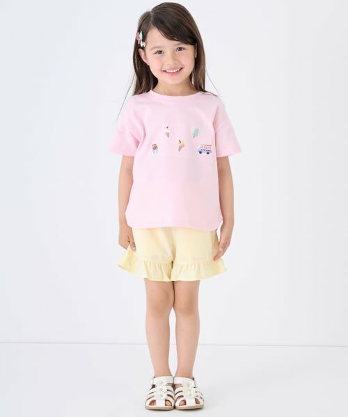 petit main / プティマイン Tシャツ | 【接触冷感】前後で着れる2WAY半袖Tシャツ | 詳細4