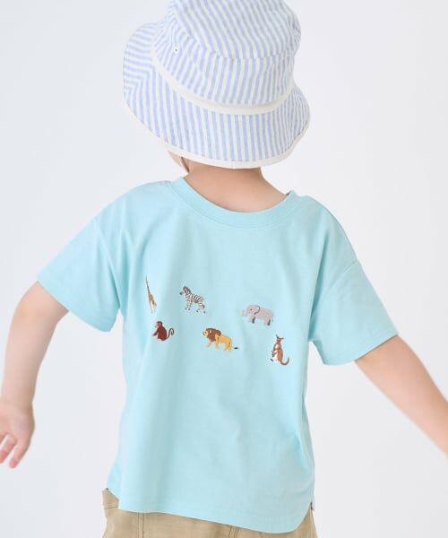 petit main / プティマイン Tシャツ | 【接触冷感】前後で着れる2WAY半袖Tシャツ | 詳細8