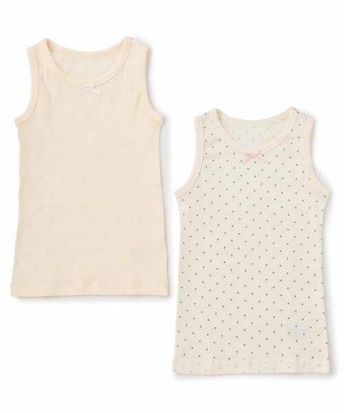 petit main / プティマイン その他インナー・ルームウェア | 【弱酸性】タンク肌着2P(クリーム)