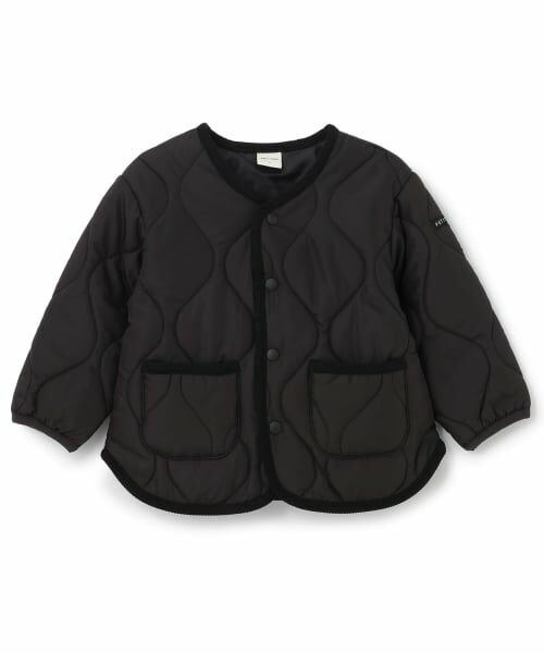 petit main / プティマイン ブルゾン | 【予約商品】【GOODPRICE/撥水加工】キルティングジャケット(黒)