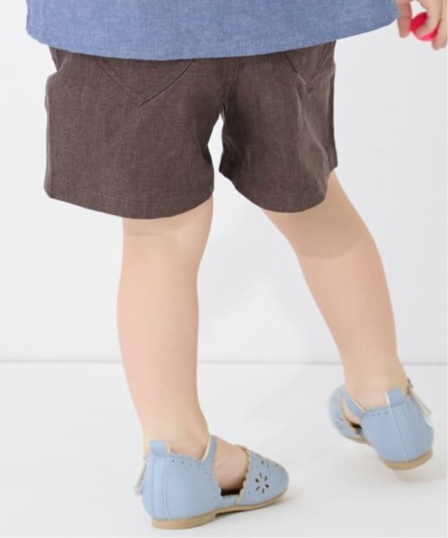 petit main / プティマイン ショート・ハーフ・半端丈パンツ | ウオッシュ加工ハートポケットショートパンツ | 詳細3