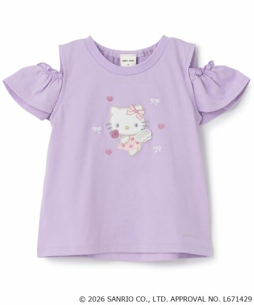 petit main / プティマイン Tシャツ | 【サンリオキャラクターズ/冷感】肩あきグラフィック半袖Tシャツ | 詳細10