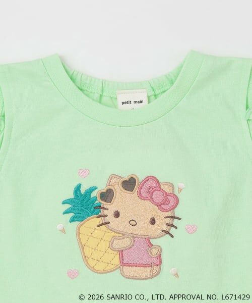 petit main / プティマイン Tシャツ | 【サンリオキャラクターズ/冷感】肩あきグラフィック半袖Tシャツ | 詳細12