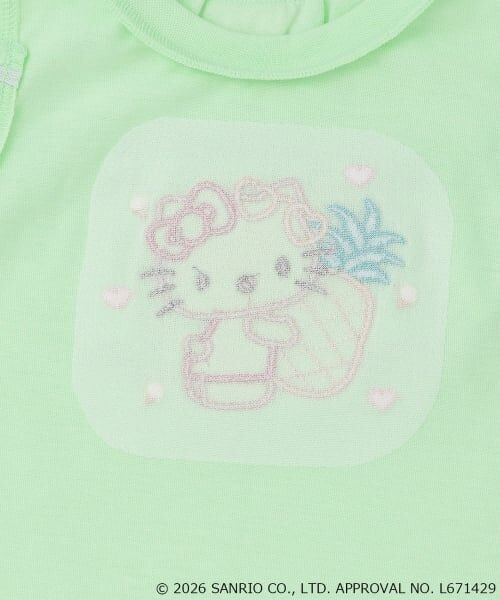 petit main / プティマイン Tシャツ | 【サンリオキャラクターズ/冷感】肩あきグラフィック半袖Tシャツ | 詳細13