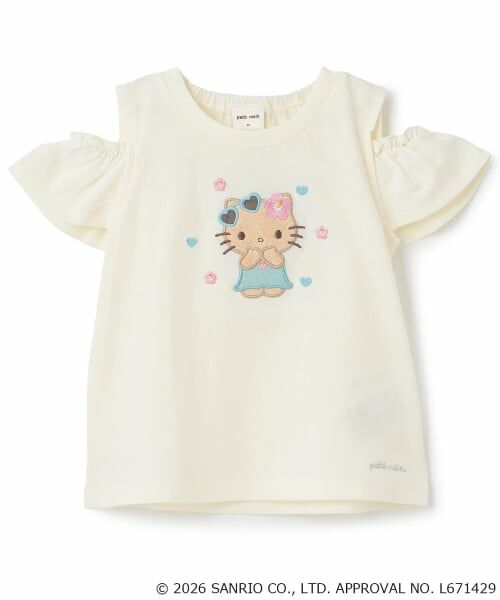 petit main / プティマイン Tシャツ | 【サンリオキャラクターズ/冷感】肩あきグラフィック半袖Tシャツ | 詳細8