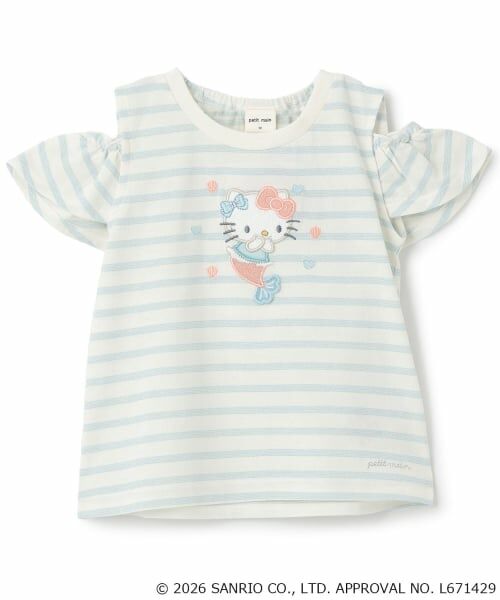 petit main / プティマイン Tシャツ | 【サンリオキャラクターズ/冷感】肩あきグラフィック半袖Tシャツ | 詳細9