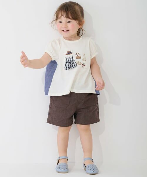 petit main / プティマイン Tシャツ | 【接触冷感】なつのおめかし半袖T | 詳細4