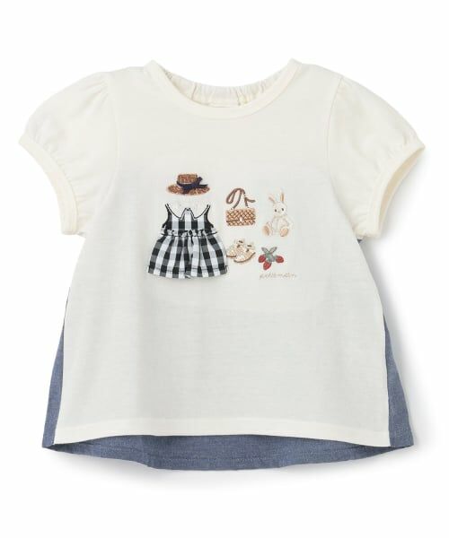 petit main / プティマイン Tシャツ | 【接触冷感】なつのおめかし半袖T | 詳細8