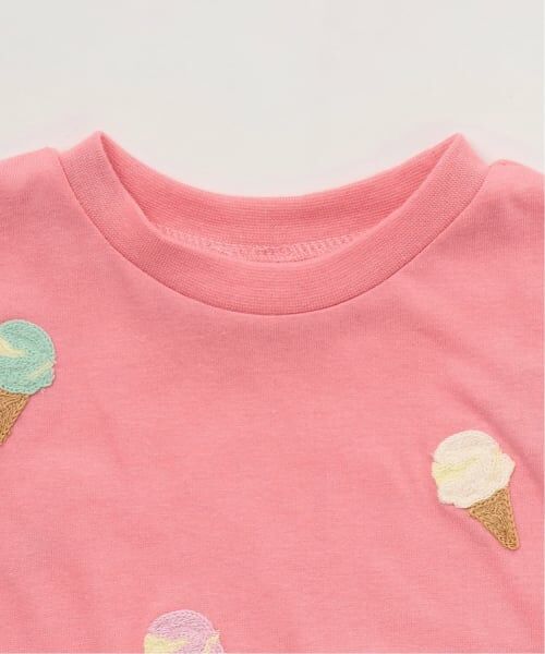petit main / プティマイン Tシャツ | 【接触冷感】袖フリル刺しゅう半袖Tシャツ | 詳細10