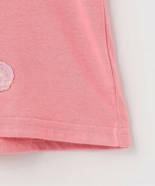 petit main / プティマイン Tシャツ | 【接触冷感】袖フリル刺しゅう半袖Tシャツ | 詳細4
