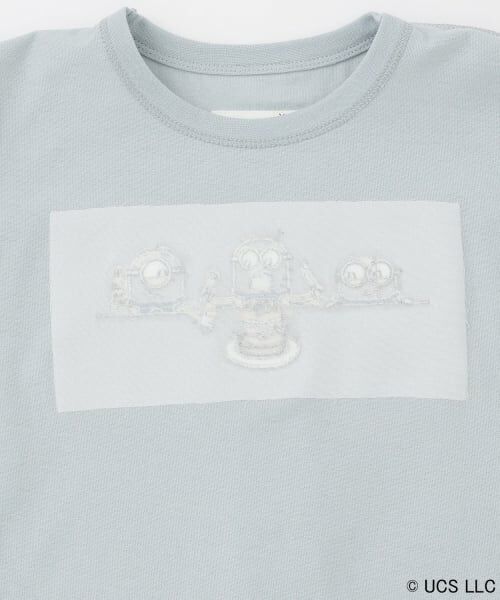 petit main / プティマイン Tシャツ | 【ミニオン】布帛切り替え半袖Tシャツ | 詳細11