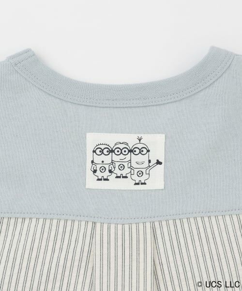 petit main / プティマイン Tシャツ | 【ミニオン】布帛切り替え半袖Tシャツ | 詳細15