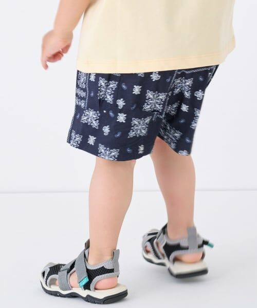 petit main / プティマイン ショート・ハーフ・半端丈パンツ | 【ELEPHANT】布帛柄ショートパンツ | 詳細2