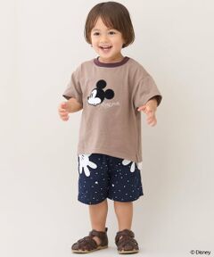 petit main / プティマイン ショート・ハーフ・半端丈パンツ | 【Disney】総柄ハーフパンツ