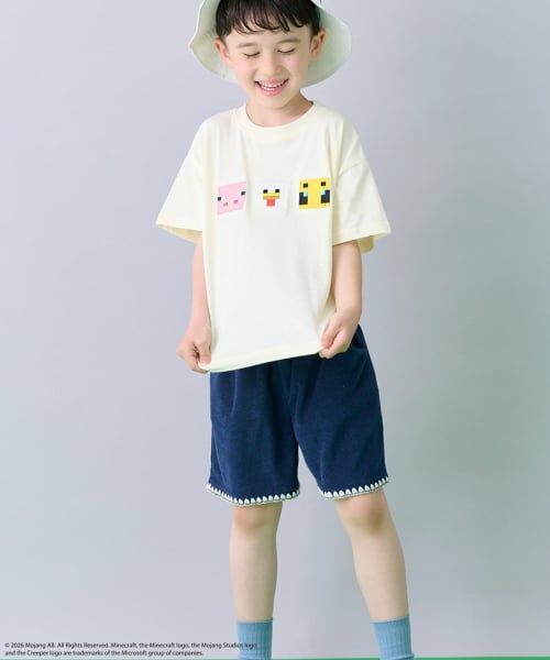 petit main / プティマイン Tシャツ | 【MINECRAFT】アップリケ半袖Tシャツ | 詳細6