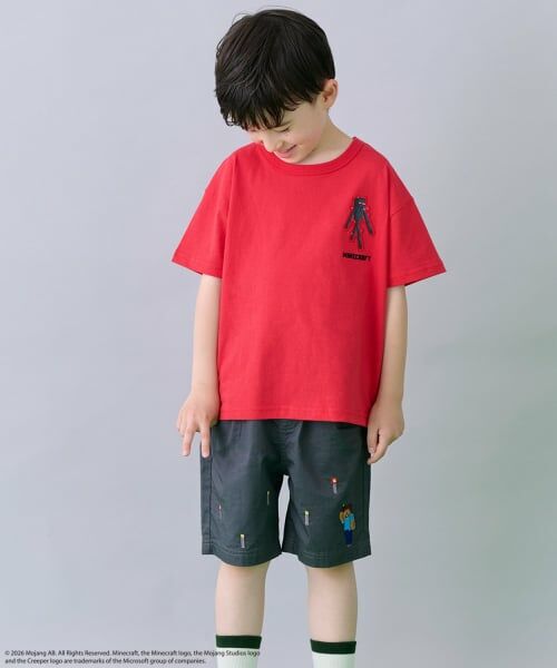 petit main / プティマイン Tシャツ | 【MINECRAFT】刺しゅう半袖Tシャツ | 詳細3