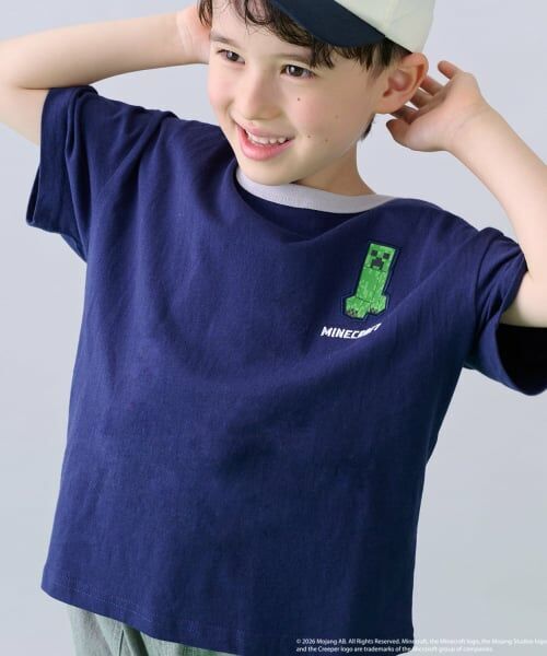 petit main / プティマイン Tシャツ | 【MINECRAFT】刺しゅう半袖Tシャツ | 詳細4