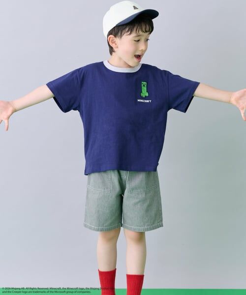petit main / プティマイン Tシャツ | 【MINECRAFT】刺しゅう半袖Tシャツ | 詳細6