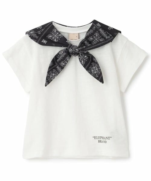 petit main / プティマイン Tシャツ | 【ELEPHANT】セーラー衿取り外し半袖Tシャツ | 詳細6