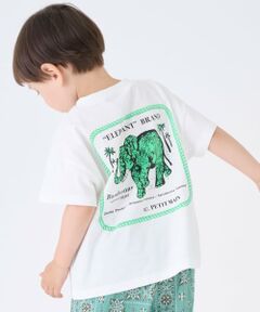 petit main / プティマイン Tシャツ | 【ELEPHANT/リンク】ゆるシルエットKIDS半袖Tシャツ