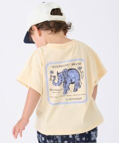 petit main / プティマイン Tシャツ | 【ELEPHANT/リンク】ゆるシルエットKIDS半袖Tシャツ