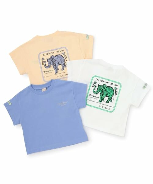 petit main / プティマイン Tシャツ | 【ELEPHANT/リンク】ゆるシルエットKIDS半袖Tシャツ | 詳細17