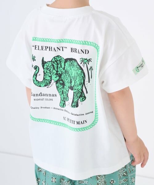 petit main / プティマイン Tシャツ | 【ELEPHANT/リンク】ゆるシルエットKIDS半袖Tシャツ | 詳細3