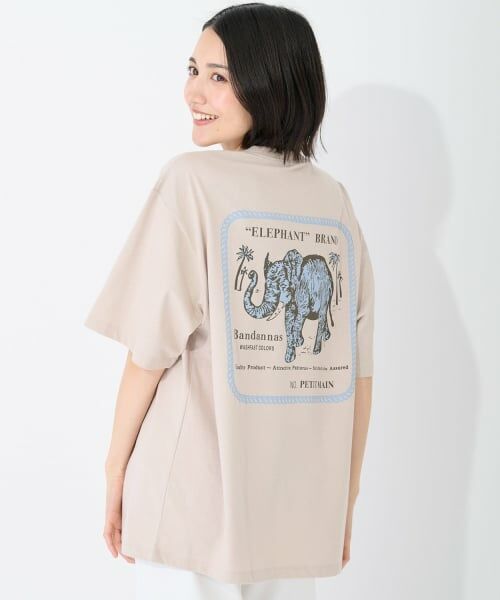 petit main / プティマイン Tシャツ | 【ELEPHANT/リンク】ゆるシルエットKIDS半袖Tシャツ | 詳細5