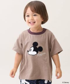 petit main / プティマイン Tシャツ | 【Disney】アソートアップリケ半袖Tシャツ