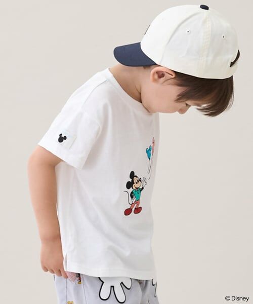 petit main / プティマイン Tシャツ | 【Disney】アソートアップリケ半袖Tシャツ | 詳細1