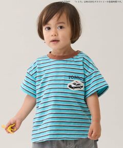 petit main / プティマイン Tシャツ | 【TOMICA/接触冷感】マルチボーダー半袖Tシャツ