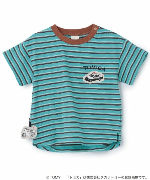 petit main / プティマイン Tシャツ | 【TOMICA/接触冷感】マルチボーダー半袖Tシャツ | 詳細5