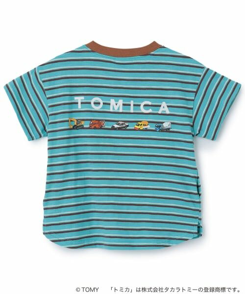 petit main / プティマイン Tシャツ | 【TOMICA/接触冷感】マルチボーダー半袖Tシャツ | 詳細6