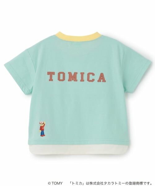 petit main / プティマイン Tシャツ | 【TOMICA】裾重ね着半袖Tシャツ | 詳細10