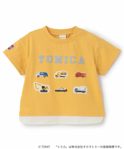 petit main / プティマイン Tシャツ | 【TOMICA】裾重ね着半袖Tシャツ | 詳細11