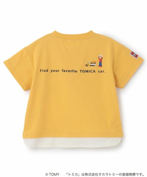 petit main / プティマイン Tシャツ | 【TOMICA】裾重ね着半袖Tシャツ | 詳細12
