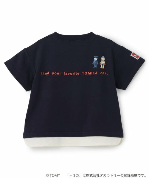 petit main / プティマイン Tシャツ | 【TOMICA】裾重ね着半袖Tシャツ | 詳細14