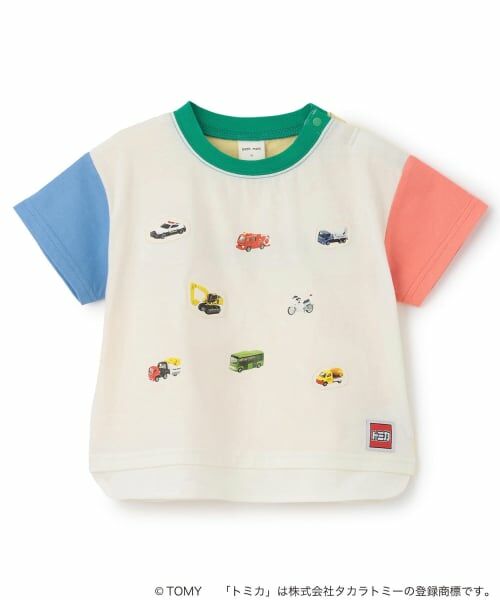 petit main / プティマイン Tシャツ | 【TOMICA】裾重ね着半袖Tシャツ | 詳細15