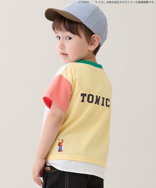 petit main / プティマイン Tシャツ | 【TOMICA】裾重ね着半袖Tシャツ | 詳細2