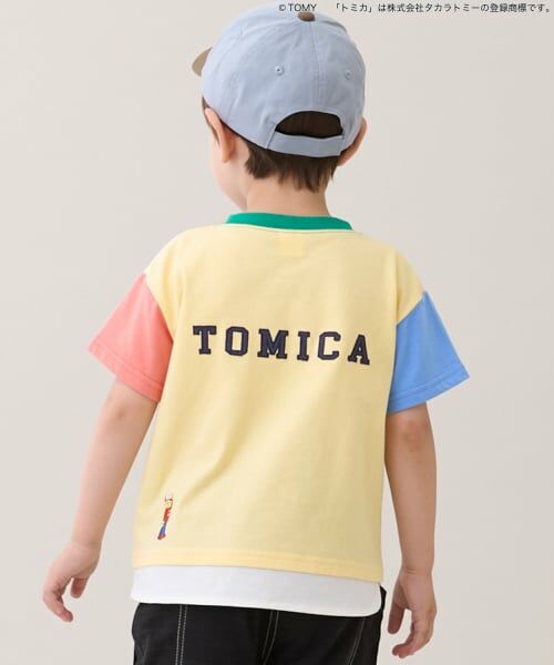 petit main / プティマイン Tシャツ | 【TOMICA】裾重ね着半袖Tシャツ | 詳細3