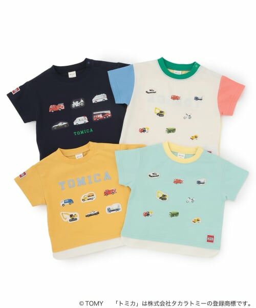 petit main / プティマイン Tシャツ | 【TOMICA】裾重ね着半袖Tシャツ | 詳細30