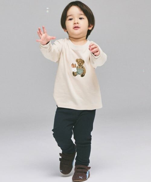 petit main / プティマイン Tシャツ | 【WEB別注カラーあり】【プティプラ】BOYS長袖Tシャツ | 詳細8