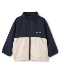 petit main / プティマイン ブルゾン | 【撥水加工】配色ウィンブレ