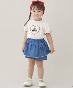 petit main / プティマイン ショート・ハーフ・半端丈パンツ | 【Disney】フレアギャザースカパン