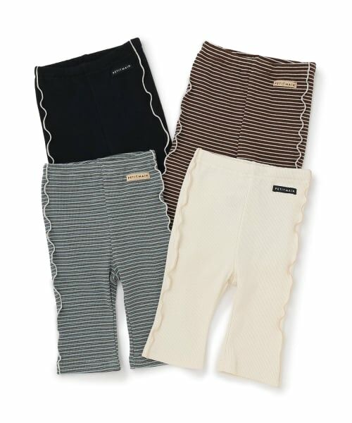 petit main / プティマイン その他パンツ | 【接触冷感】7分メローフレアパンツ | 詳細7