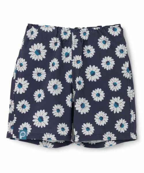 petit main / プティマイン ショート・ハーフ・半端丈パンツ | 【WEB別注】【Penfield】水陸両用総柄ハーフパンツ(紺)