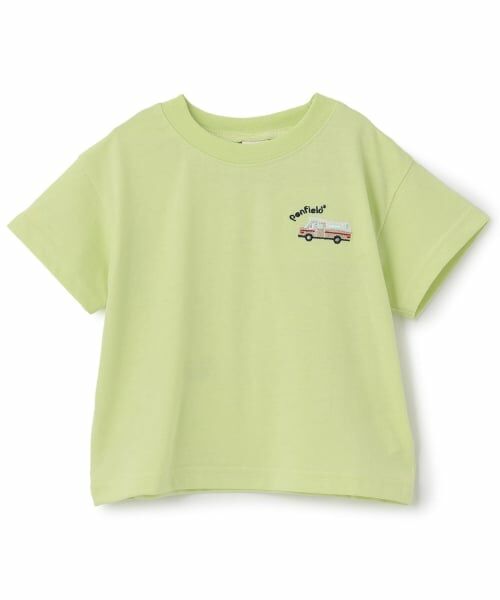 petit main / プティマイン Tシャツ | 【WEB別注】【Penfield】接触冷感刺しゅう半袖Tシャツ(ライト グリーン)