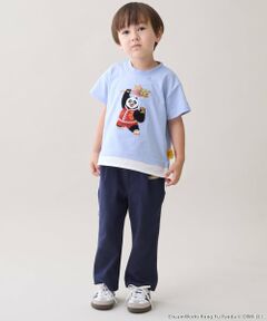 petit main / プティマイン その他パンツ | 【WEB別注】【カンフーパンダ】ワッペンシェフパンツ