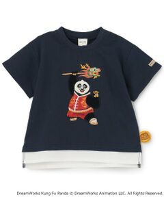 petit main / プティマイン Tシャツ | 【WEB別注】【カンフーパンダ】刺しゅう半袖Tシャツ