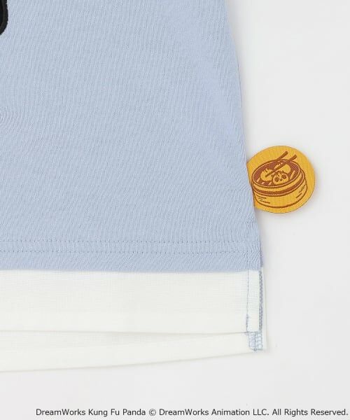 petit main / プティマイン Tシャツ | 【WEB別注】【カンフーパンダ】刺しゅう半袖Tシャツ | 詳細12